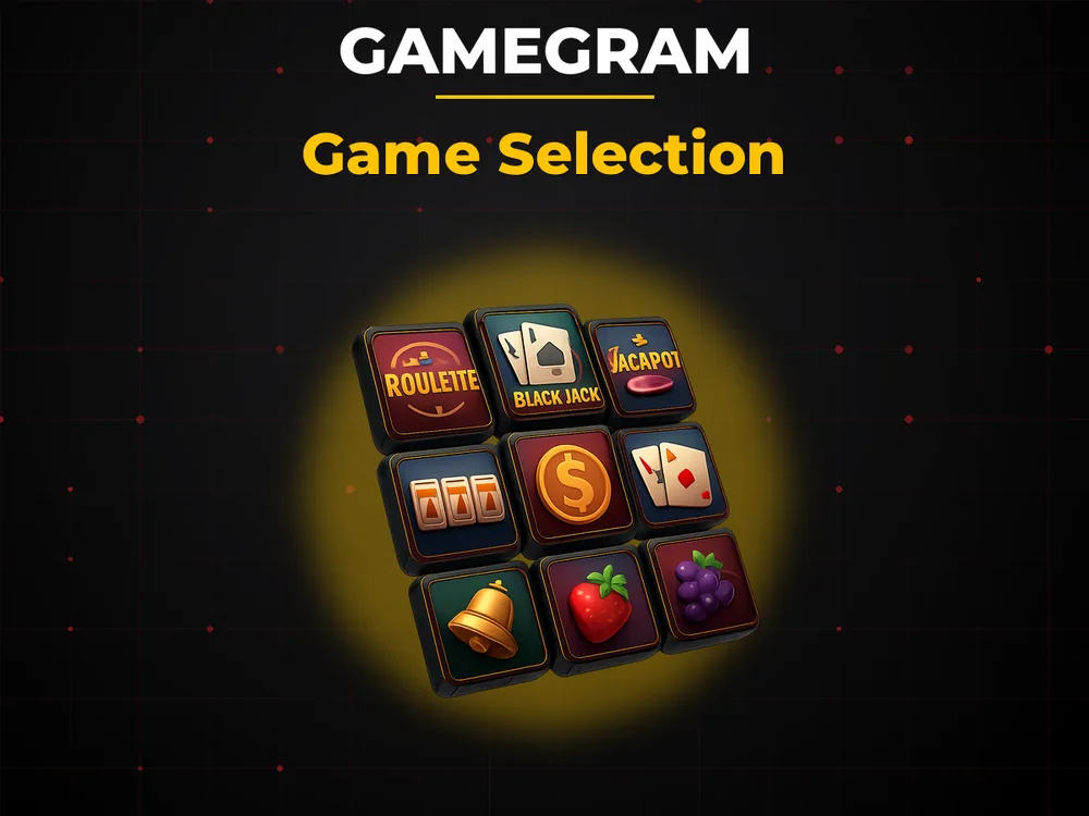 Gamegram - Game Selection